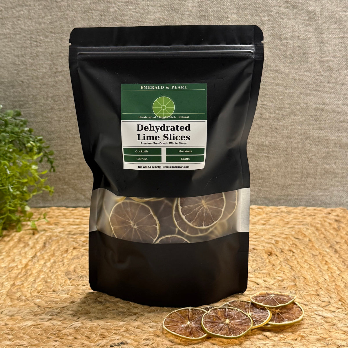 Premium Dried Lime Slices – Garnish, Crafts & Home Décor