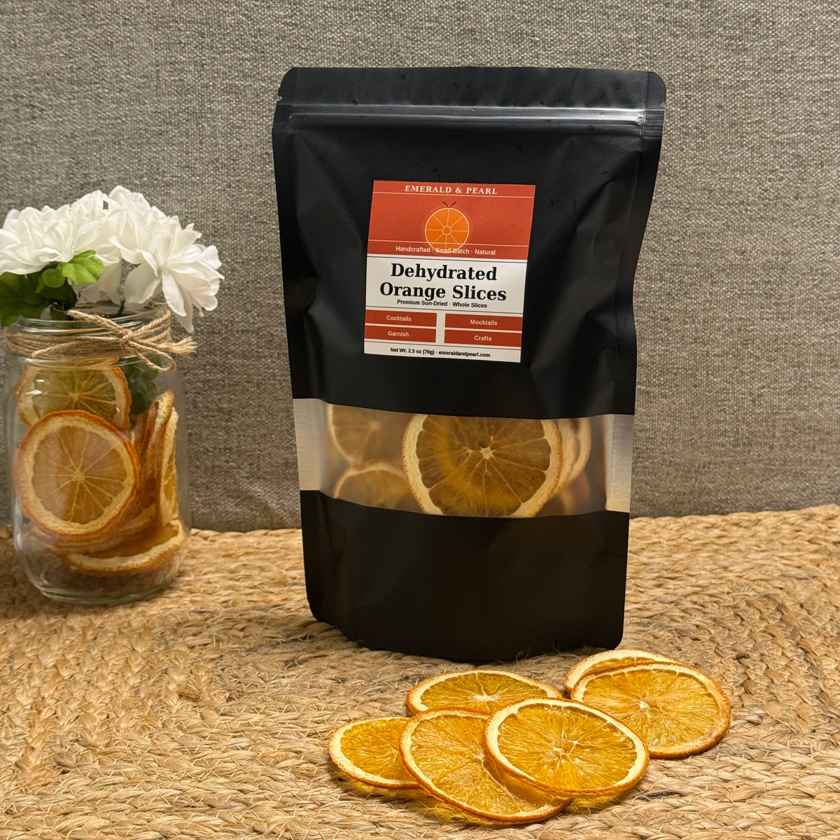Premium Dried Orange Slices – Garnish, Crafts & Home Décor