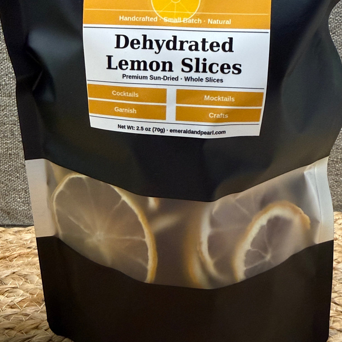 Premium Dried Lemon Slices – Garnish, Crafts & Home Décor